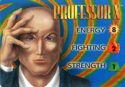 Professor X 3-Grid Character Card